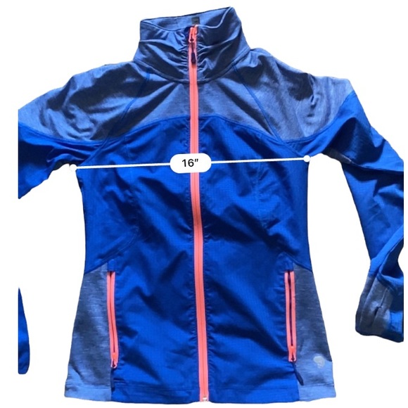 Mountain HardWear Women’s Lightweight Stretch Full Zip Blue ColorBlock Jacket SP - Picture 5 of 14